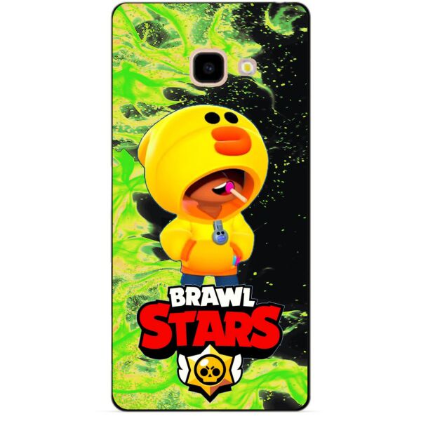 

Силиконовый бампер чехол Candy для Samsung J4 Plus Galaxy J415 с Героем Brawl Stars Леон утка
