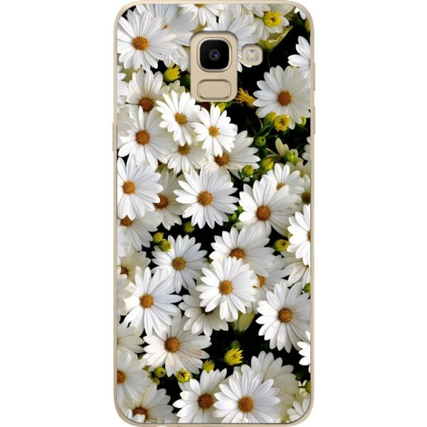 

Чехол силиконовый бампер Candy для Samsung J6 Galaxy J600 Цветы 02