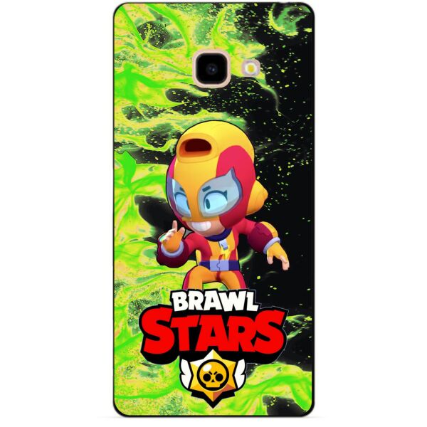 

Силиконовый бампер чехол Candy для Samsung J4 Plus Galaxy J415 с Героем Brawl Stars Макс