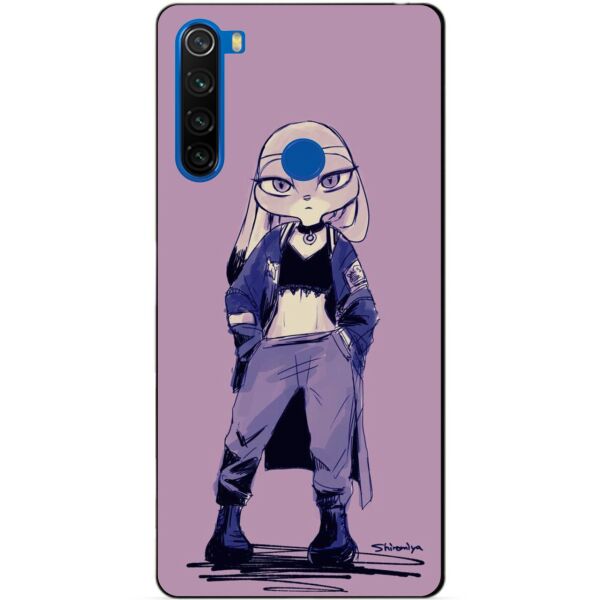 

Силиконовый бампер чехол Candy для Xiaomi Redmi Note 8t с рисунком Джуди