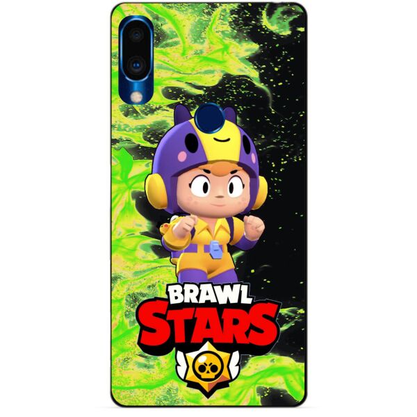 

Силиконовый чехол бампер Candy для Meizu Note 9 с Героем Brawl Stars Беа