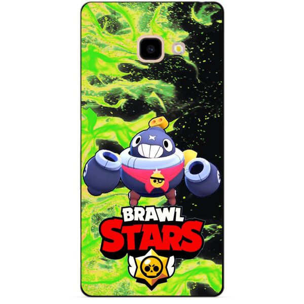 

Силиконовый бампер чехол Candy для Samsung J4 Plus Galaxy J415 с Героем Brawl Stars Тик