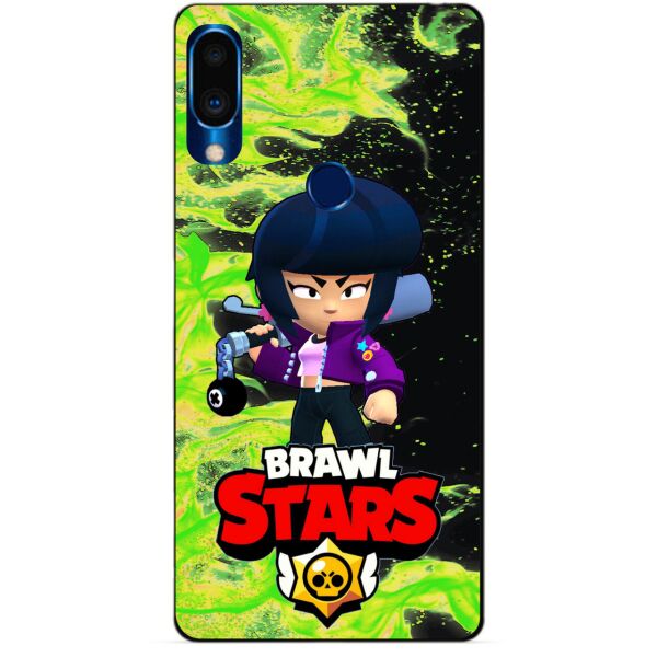 

Силиконовый чехол бампер Candy для Meizu Note 9 с Героем Brawl Stars Биби