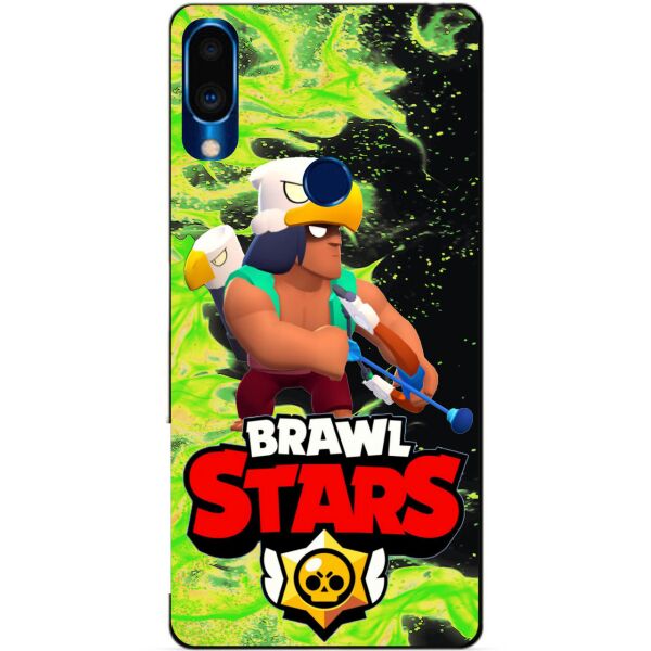 

Силиконовый чехол бампер Candy для Meizu Note 9 с Героем Brawl Stars Бо