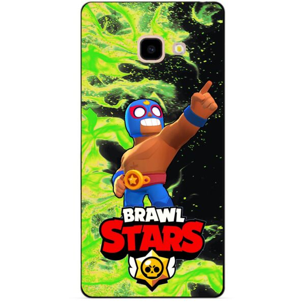 

Силиконовый бампер чехол Candy для Samsung J4 Plus Galaxy J415 с Героем Brawl Stars Эль Примо