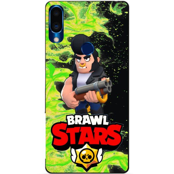 

Силиконовый чехол бампер Candy для Meizu Note 9 с Героем Brawl Stars Булл
