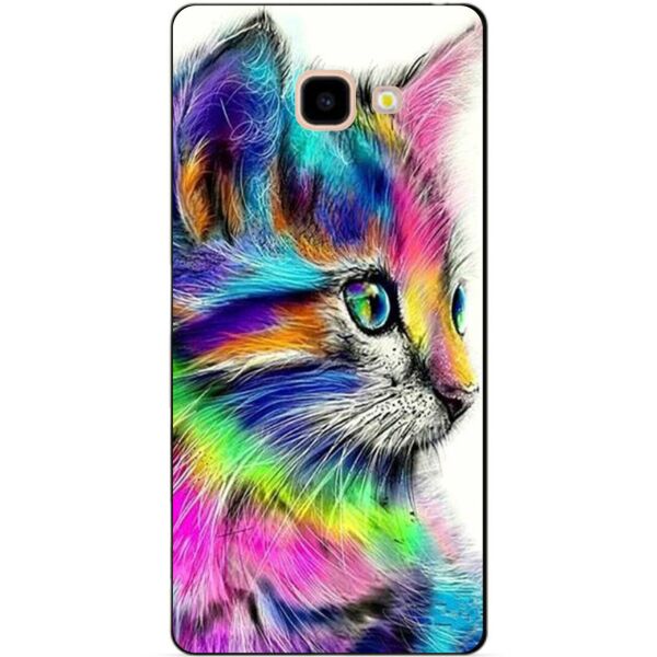 

Силиконовый бампер чехол Candy для Samsung J4 Plus Galaxy J415 с рисунком Акварельный Котик