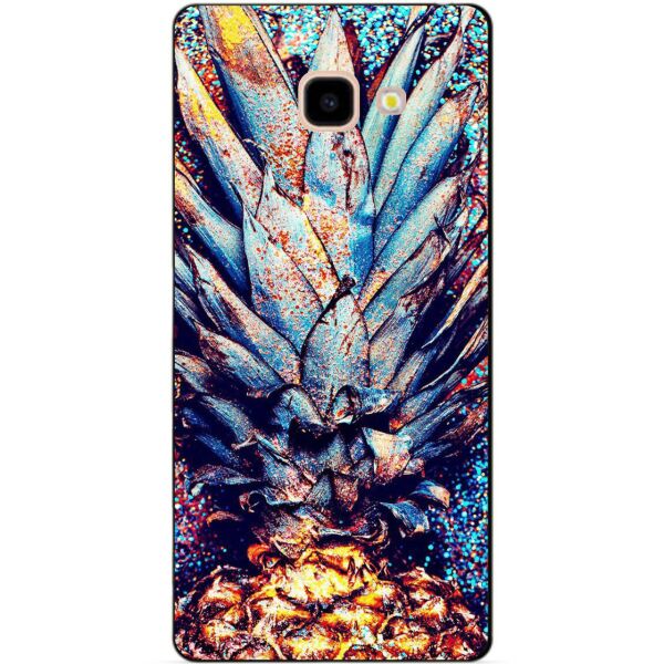 

Силиконовый бампер чехол Candy для Samsung J4 Plus Galaxy J415 с рисунком Ананас