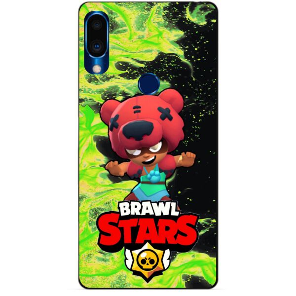 

Силиконовый чехол бампер Candy для Meizu Note 9 с Героем Brawl Stars Нита