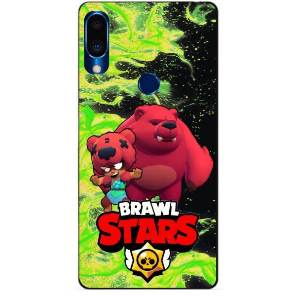 

Силиконовый чехол бампер Candy для Meizu Note 9 с Героем Brawl Stars Нита Мишка