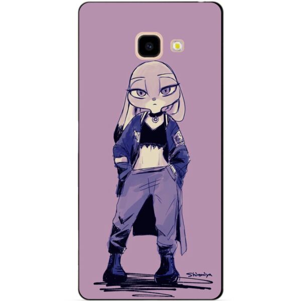

Силиконовый бампер чехол Candy для Samsung J4 Plus Galaxy J415 с рисунком Джуди