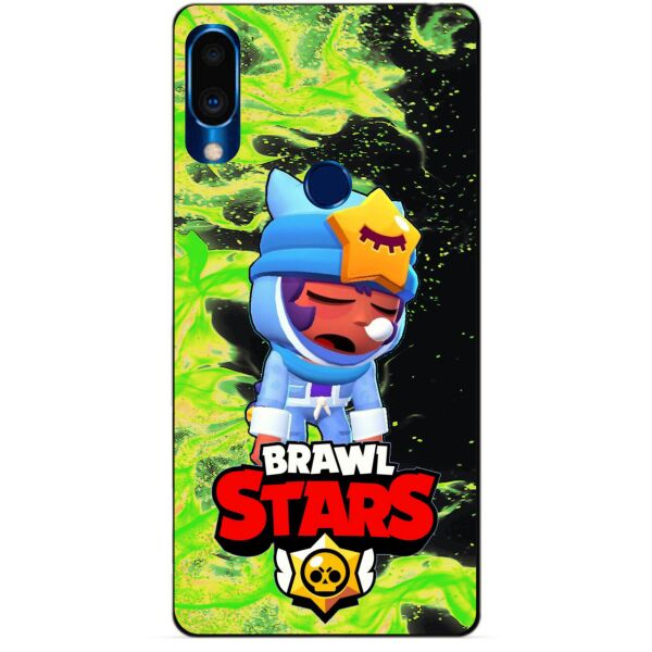 

Силиконовый чехол бампер Candy для Meizu Note 9 с Героем Brawl Stars Сонный Сэнди