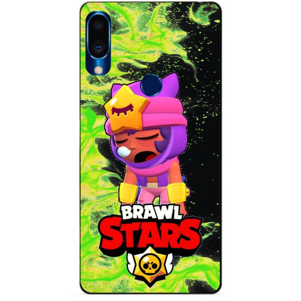 

Силиконовый чехол бампер Candy для Meizu Note 9 с Героем Brawl Stars Сэнди