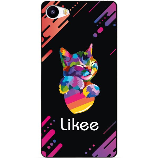 

Силиконовый чехол бампер Candy для Meizu U20 с рисунком Likee