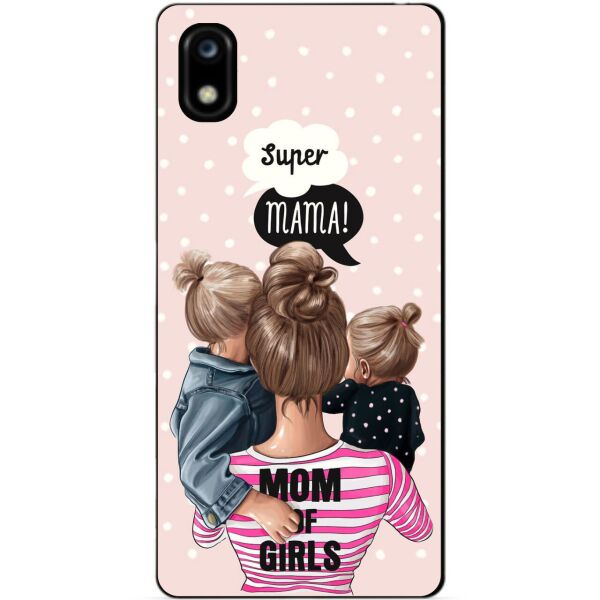 

Чехол силиконовый Candy для ZTE Blade A7 2019 с рисунком Mom of girls