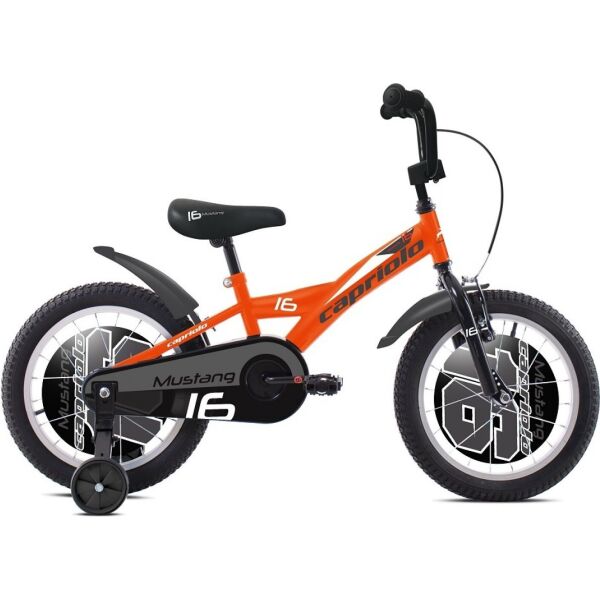 

Детский велосипед Capriolo Mustang 16"- 2020 - оранжевый