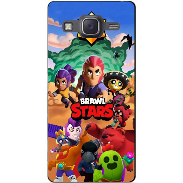 

Силиконовый бампер чехол Candy для Samsung J5 2015 Galaxy J500 рисунком Brawl Stars