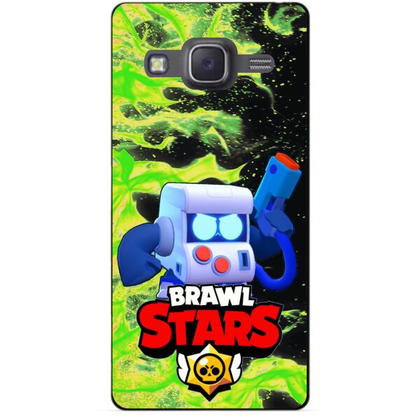 

Силиконовый бампер чехол Candy для Samsung J5 2015 Galaxy J500 с Героем Brawl Stars 8-Бит