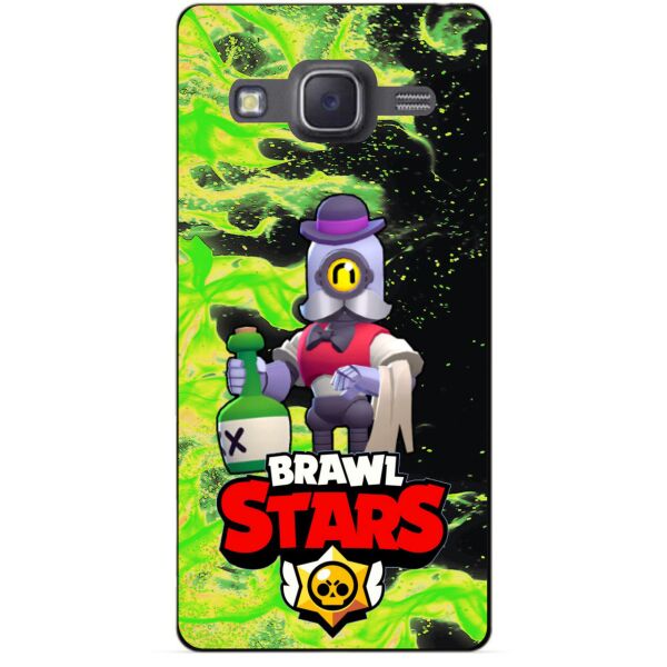 

Силиконовый бампер чехол Candy для Samsung J5 2015 Galaxy J500 с Героем Brawl Stars Барли