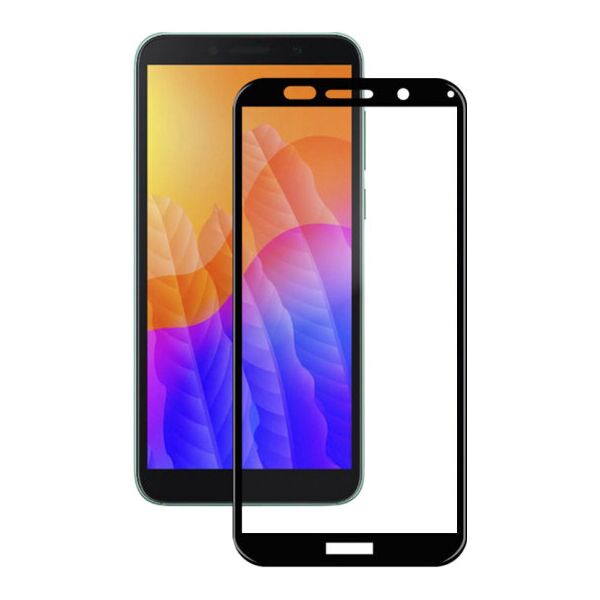 

Защитное стекло Full Glue Candy для Huawei Y5p с черной рамкой 5D
