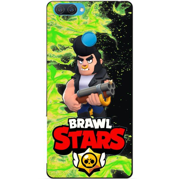 

Силиконовый чехол бампер Candy для Oppo A12 с Героем Brawl Stars Булл