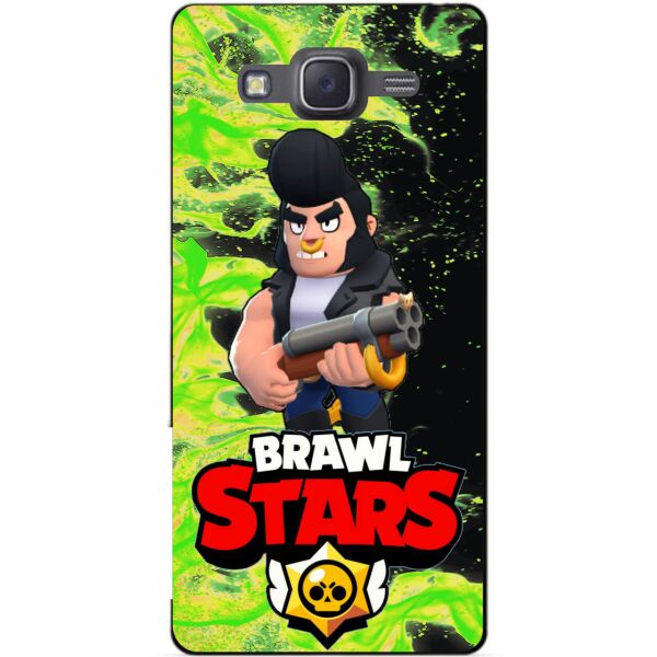 

Силиконовый бампер чехол Candy для Samsung J5 2015 Galaxy J500 с Героем Brawl Stars Булл