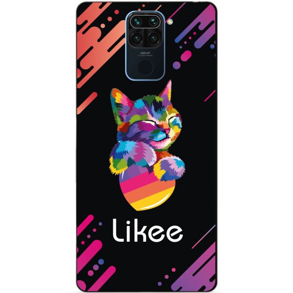 

Силиконовый бампер чехол Candy для Xiaomi Redmi Note 9 с рисунком Likee