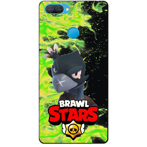 

Силиконовый чехол бампер Candy для Oppo A12 с Героем Brawl Stars Ворон