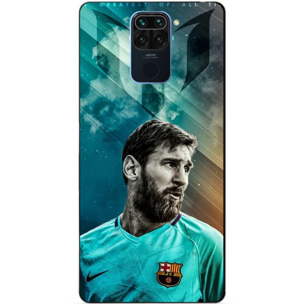 

Силиконовый бампер чехол Candy для Xiaomi Redmi Note 9 с рисунком Messi