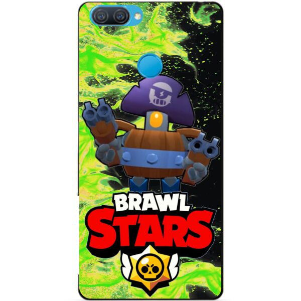 

Силиконовый чехол бампер Candy для Oppo A12 с Героем Brawl Stars Деррил