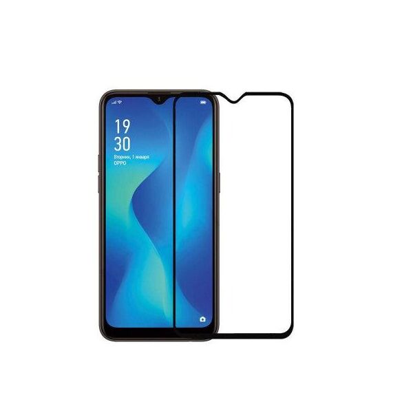 

Защитное стекло Full Glue Candy для Oppo A12 с черной рамкой 5D