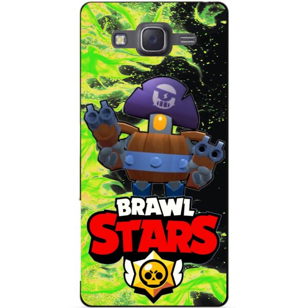 

Силиконовый бампер чехол Candy для Samsung J5 2015 Galaxy J500 с Героем Brawl Stars Деррил