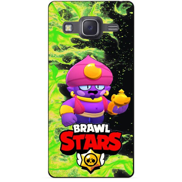 

Силиконовый бампер чехол Candy для Samsung J5 2015 Galaxy J500 с Героем Brawl Stars Джин