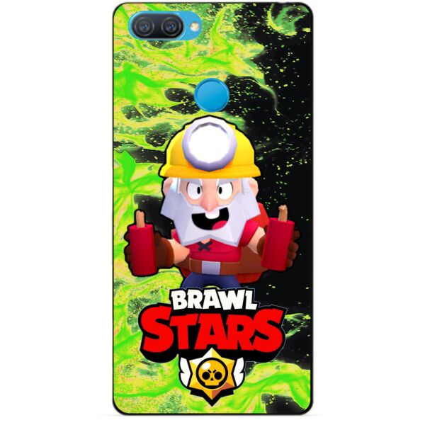 

Силиконовый чехол бампер Candy для Oppo A12 с Героем Brawl Stars Динамайк