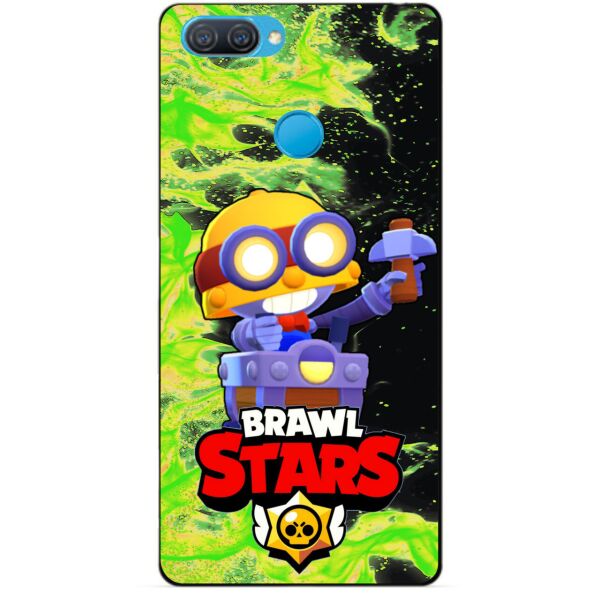 

Силиконовый чехол бампер Candy для Oppo A12 с Героем Brawl Stars Карл