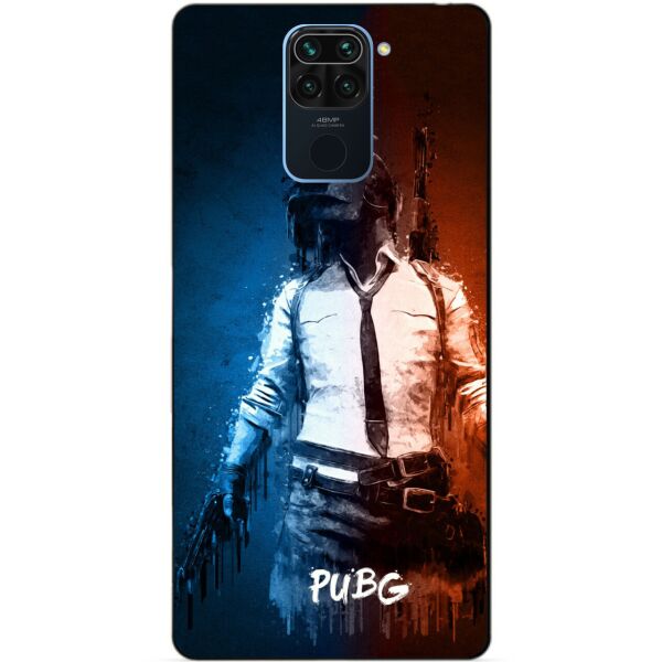 

Силиконовый бампер чехол Candy для Xiaomi Redmi Note 9 с рисунком PUBG