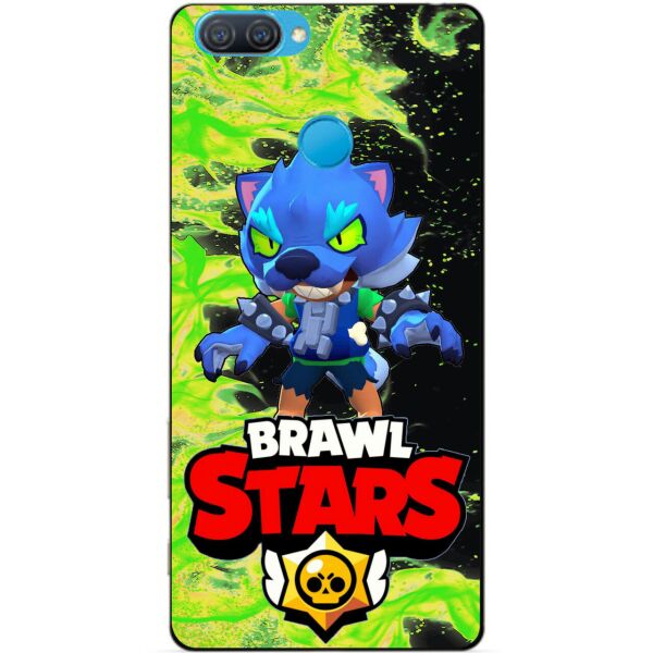 

Силиконовый чехол бампер Candy для Oppo A12 с Героем Brawl Stars Леон оборотень
