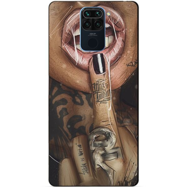 

Силиконовый бампер чехол Candy для Xiaomi Redmi Note 9 с рисунком Swag