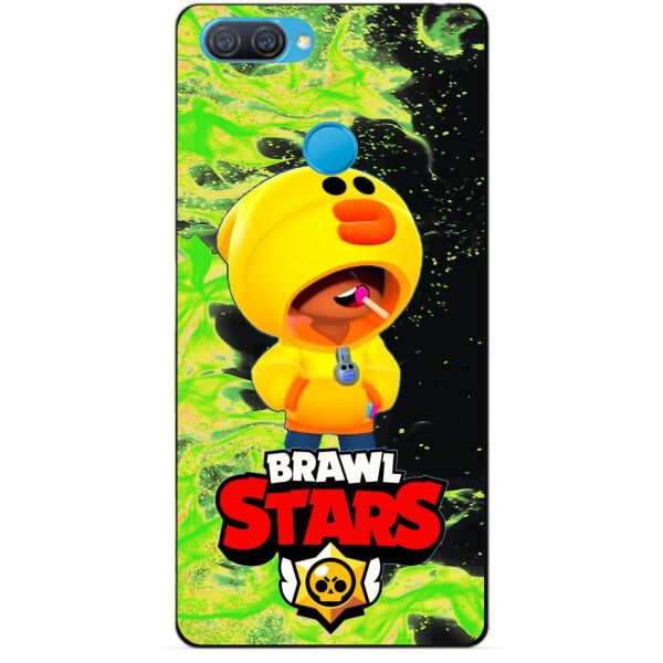 

Силиконовый чехол бампер Candy для Oppo A12 с Героем Brawl Stars Леон утка