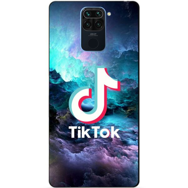 

Силиконовый бампер чехол Candy для Xiaomi Redmi Note 9 с рисунком Tik Tok