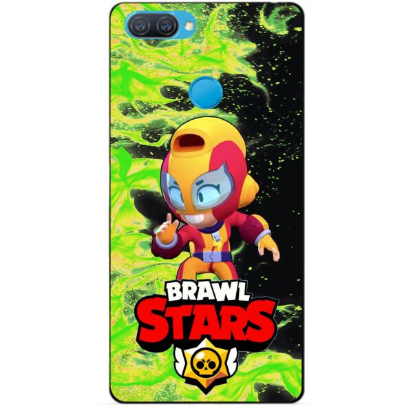 

Силиконовый чехол бампер Candy для Oppo A12 с Героем Brawl Stars Макс