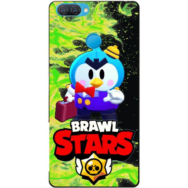 

Силиконовый чехол бампер Candy для Oppo A12 с Героем Brawl Stars Мистер П.