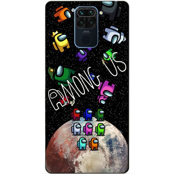 

Силиконовый бампер чехол Candy для Xiaomi Redmi Note 9 с рисунком Амонг Ас