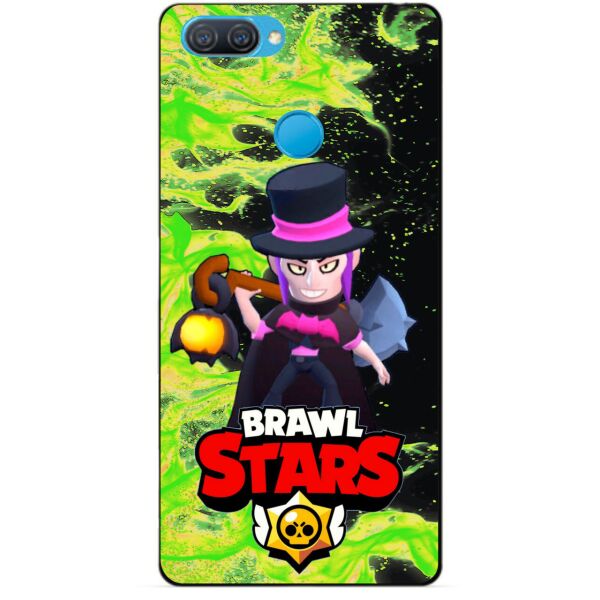 

Силиконовый чехол бампер Candy для Oppo A12 с Героем Brawl Stars Мортис
