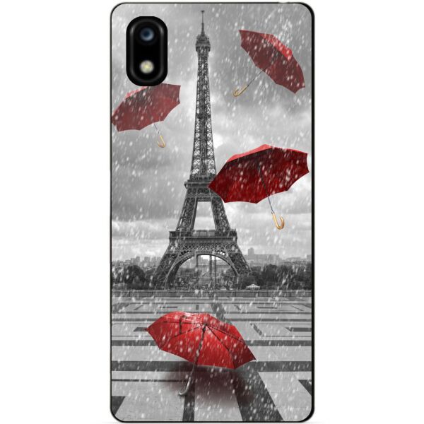

Чехол силиконовый Candy для ZTE Blade A7 2019 с рисунком Дождь в Париже