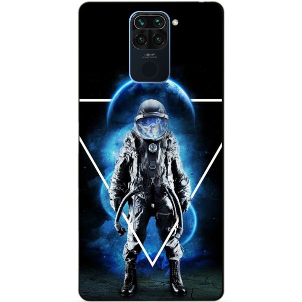 

Силиконовый бампер чехол Candy для Xiaomi Redmi Note 9 с рисунком Астронавт