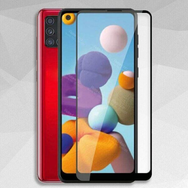 

Защитное стекло Full Glue Candy для Samsung A21s с черной рамкой 5D