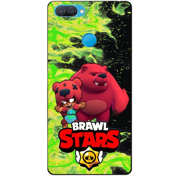 

Силиконовый чехол бампер Candy для Oppo A12 с Героем Brawl Stars Нита Мишка