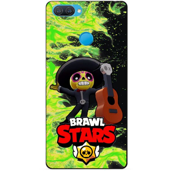 

Силиконовый чехол бампер Candy для Oppo A12 с Героем Brawl Stars Поко