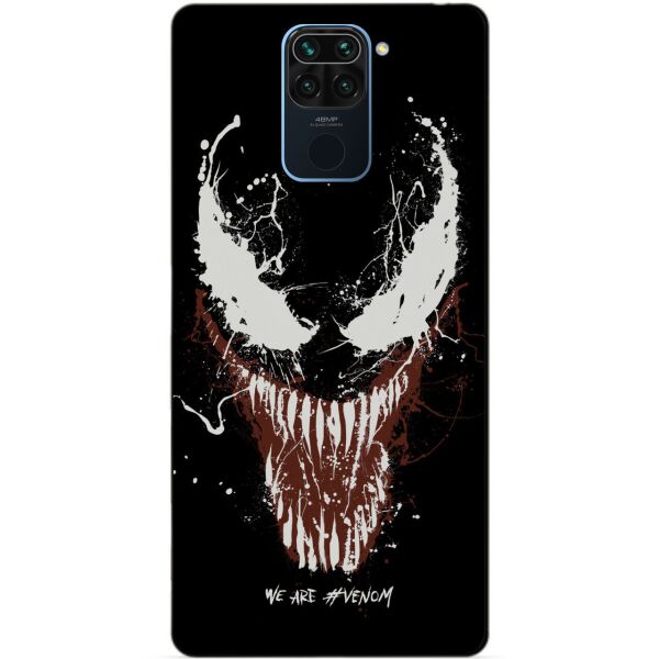 

Силиконовый бампер чехол Candy для Xiaomi Redmi Note 9 с рисунком Веном